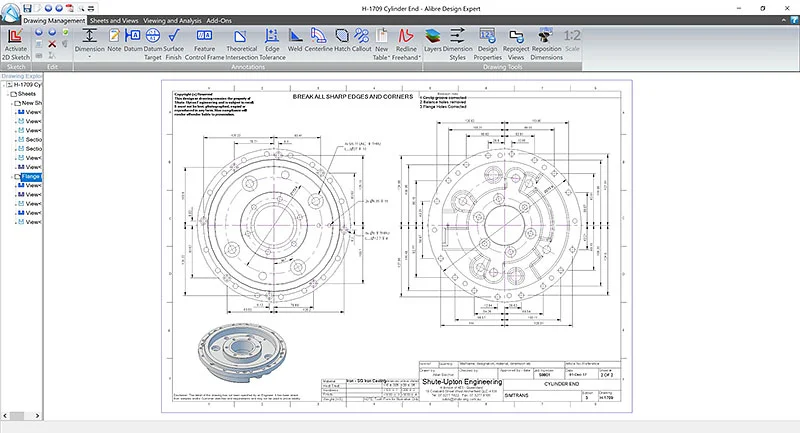 2D Teknik Resim - Bursa Cad-Cam